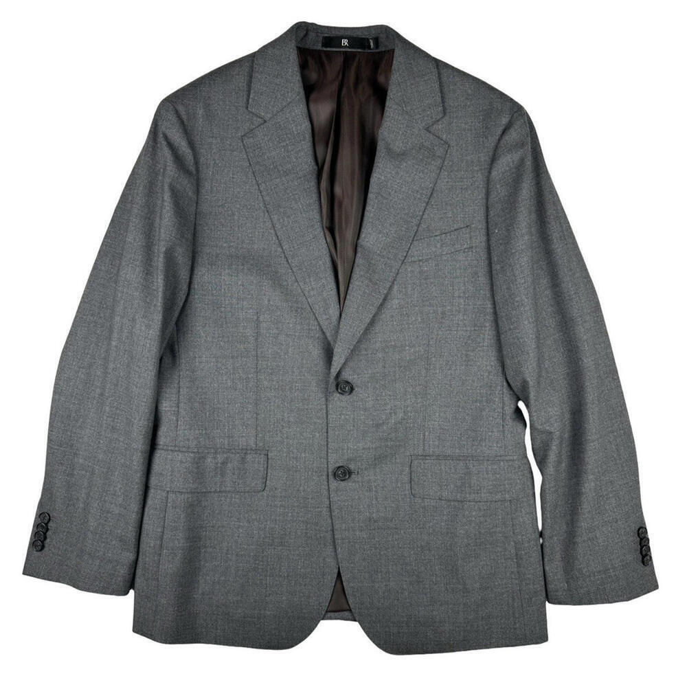 Banana Republic Signature Rustico Suit Jacket Charcoal Grey Size US 40 S